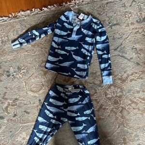Nantucket Kids Whale Print Pajama Set